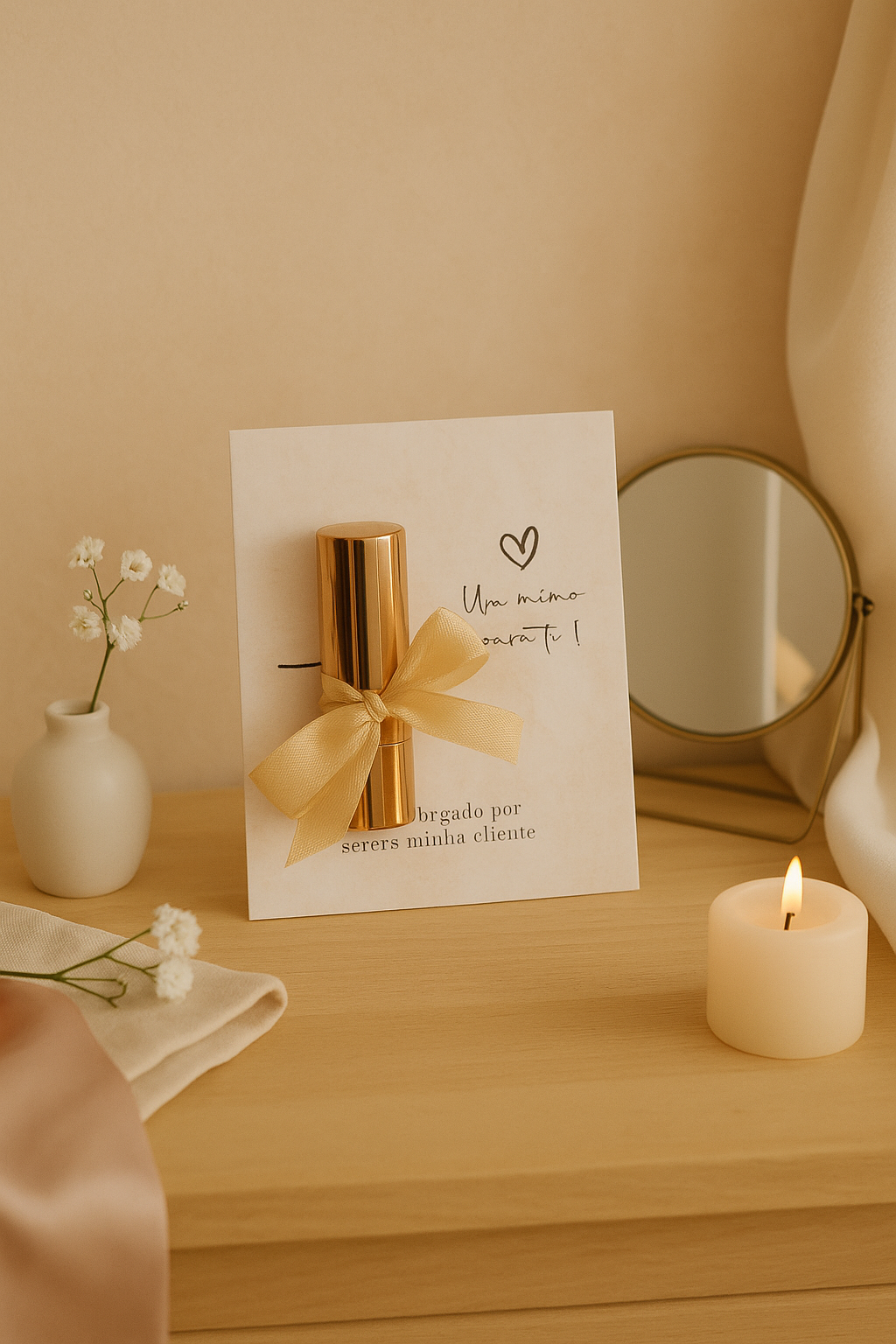 BÁLSAMO LABIAL COM CARTÃO ✨