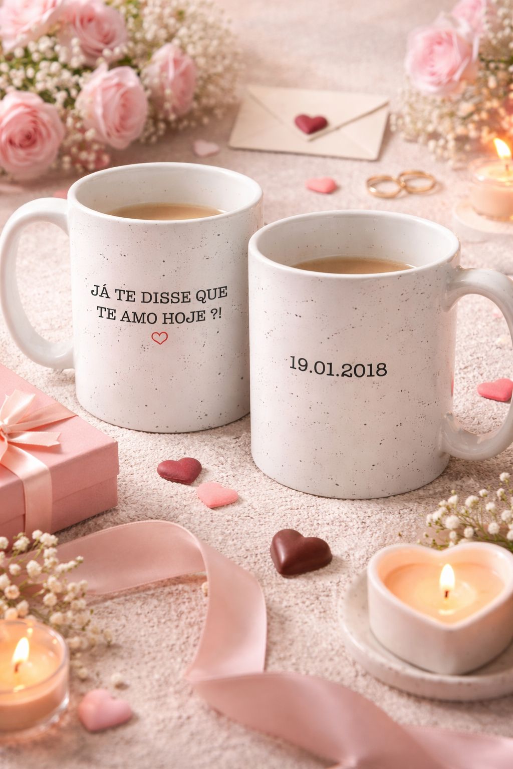 ❤️ Canecas de Casal Personalizadas – Já Te Disse Que Te Amo Hoje?
