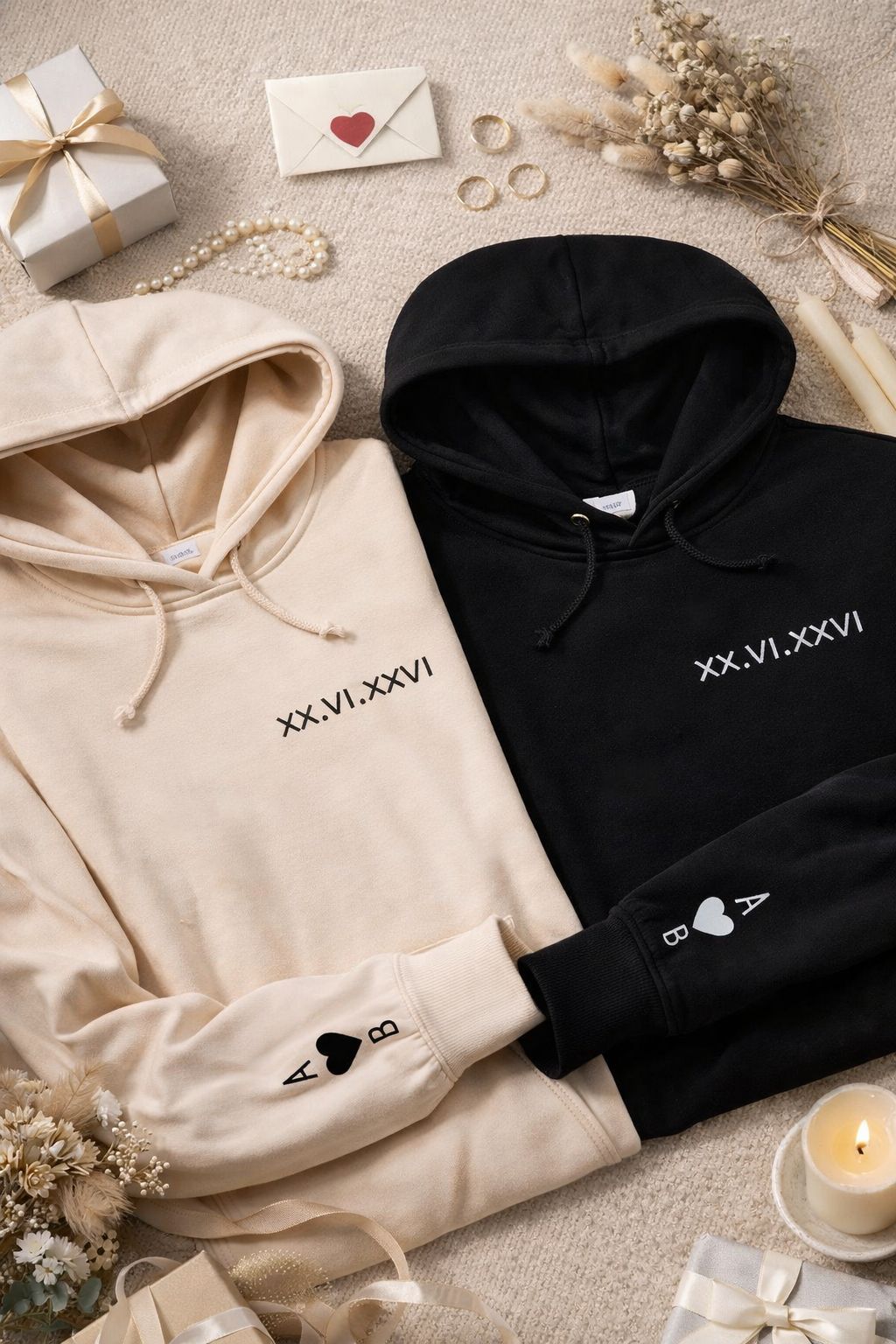 ❤️ Sweats de Casal Personalizadas – A Nossa Data