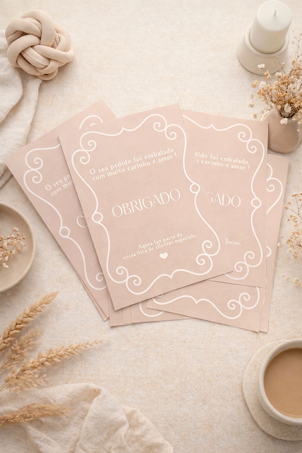 💌 Cartão de Agradecimento Personalizado – A5